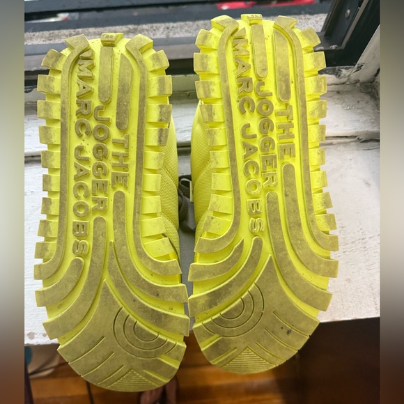Marc Jacobs Women's Neon Yellow Sneakers - Picture 8 of 11